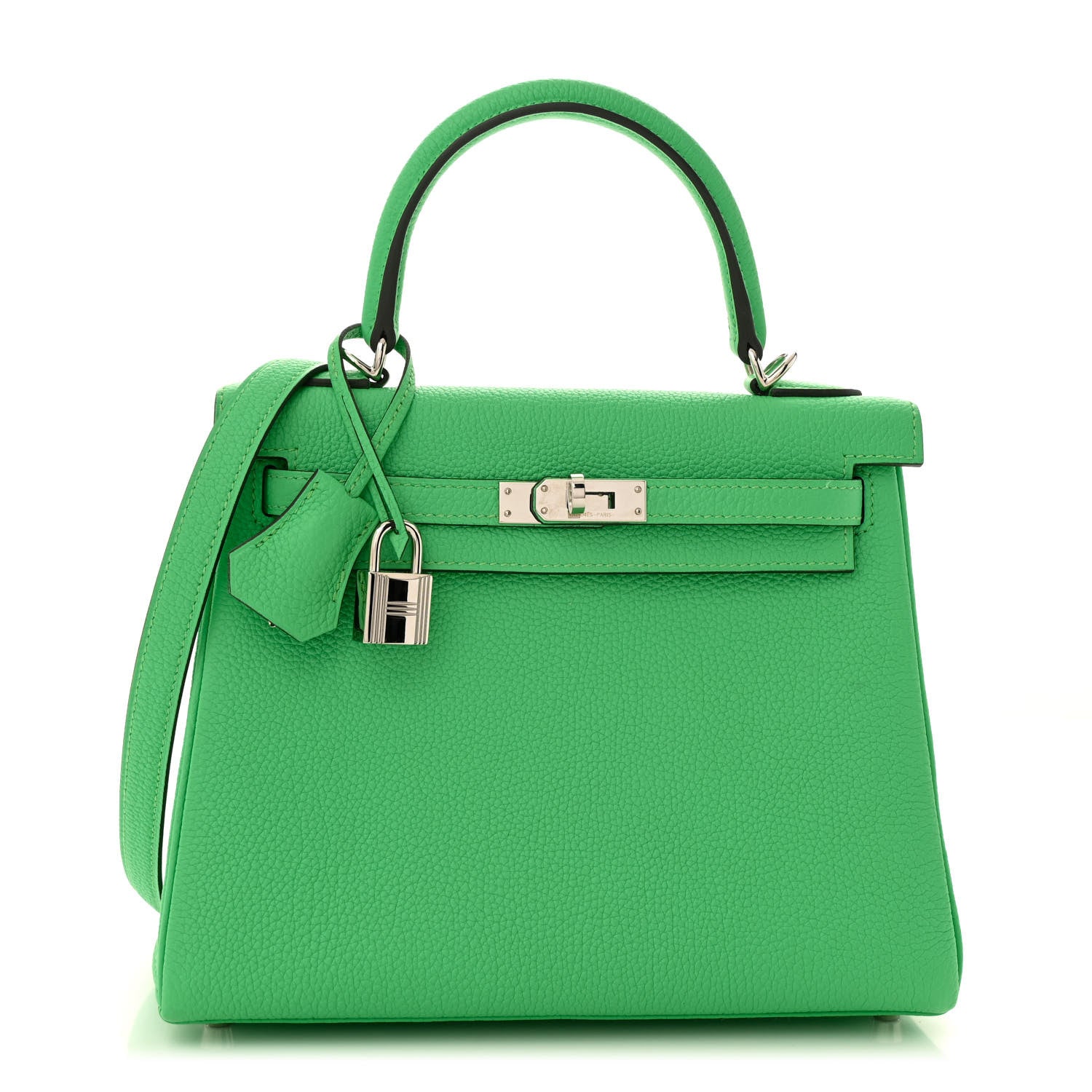 Hermes Togo Kelly Retourne Vert Comics Handbag Travel Bag