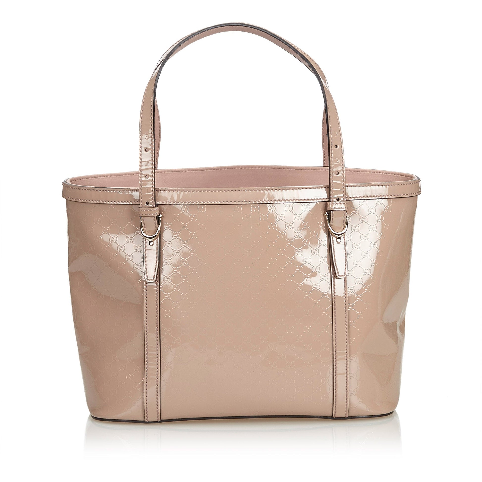Gucci Nice Microssima Patent Bag Leather Travel Bag