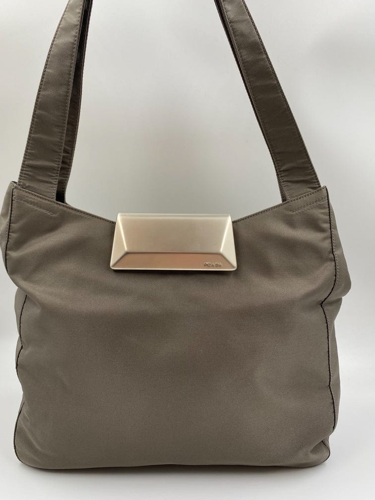 Prada Olive Tessuto Bag Green Travel Bag