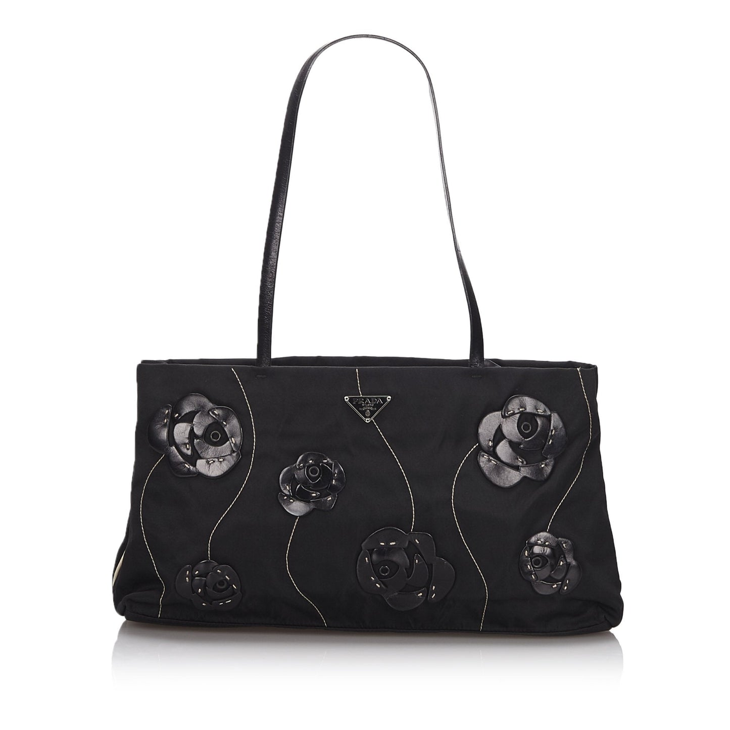 Prada Fabric Tote Bag Italy Nylon Black Bag Italy 3