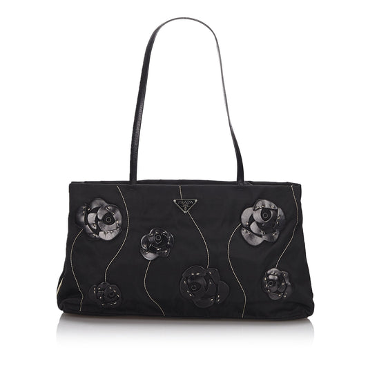 Prada Fabric Tote Bag Italy Nylon Black Bag Italy 3
