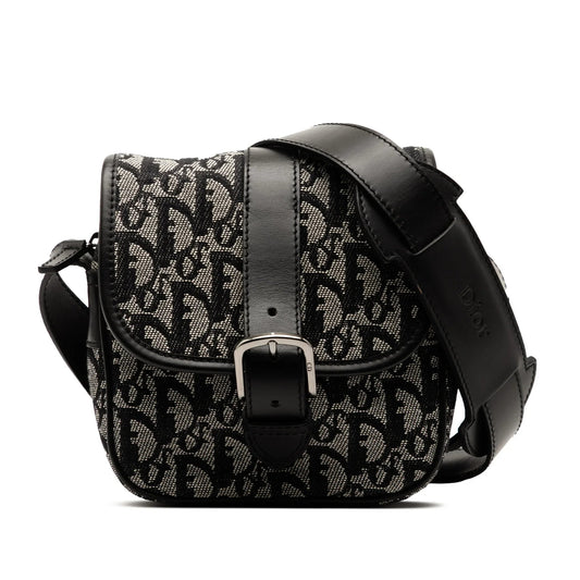 Dior Handbag issimo Trotter Crossbody Canvas Black Crossbody Bag