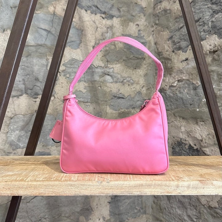 Prada Tessuto Re Edition Bag Pink Mini Shoulder Bag