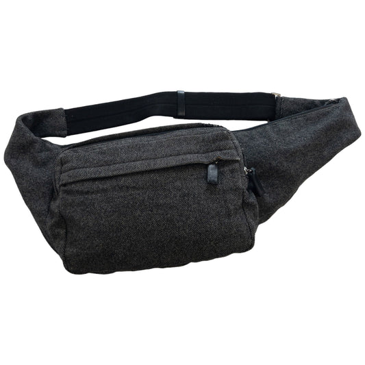 Prada Handbag Wool Cross Body Bag Gray