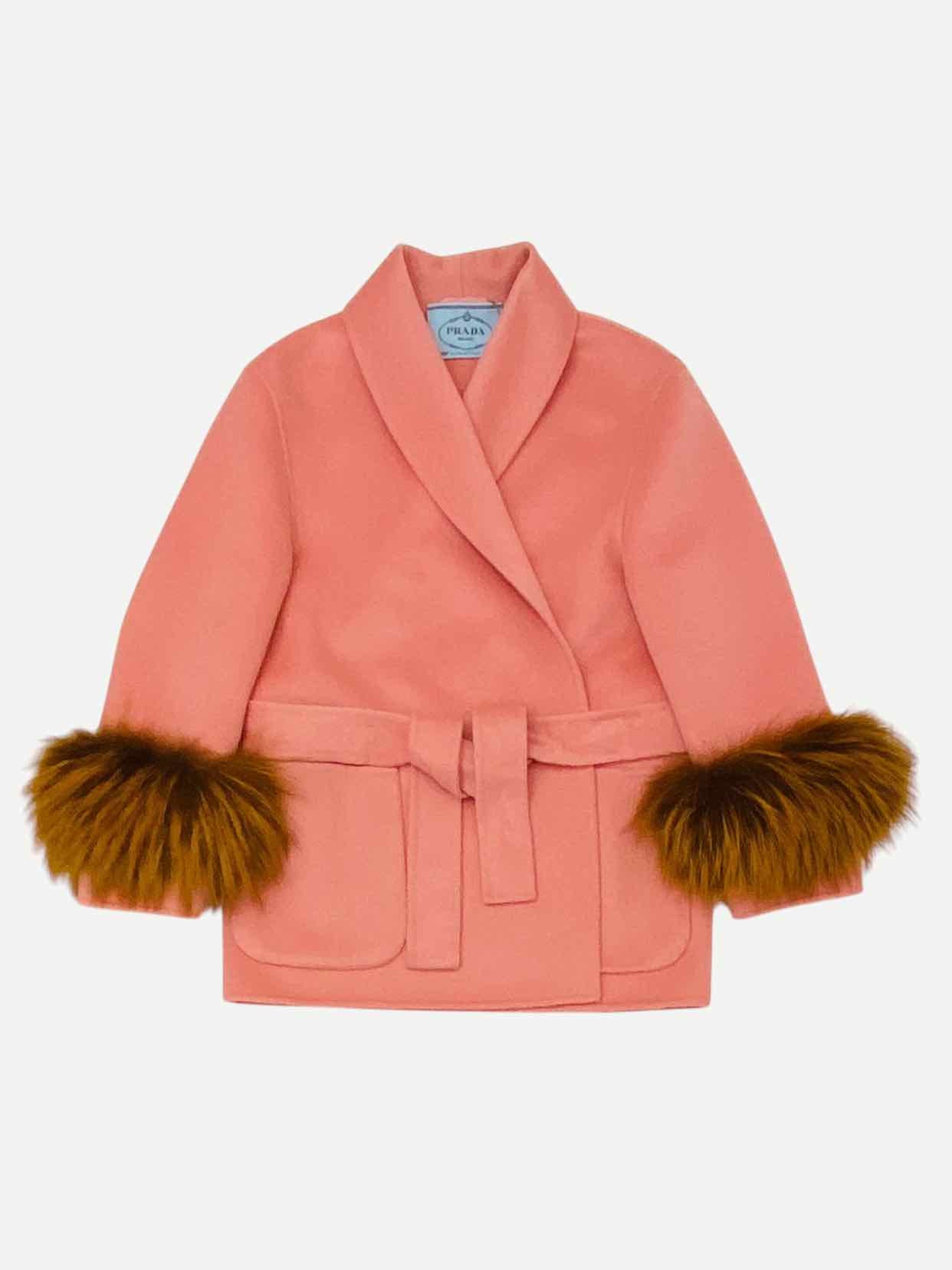 Prada Belted Pink