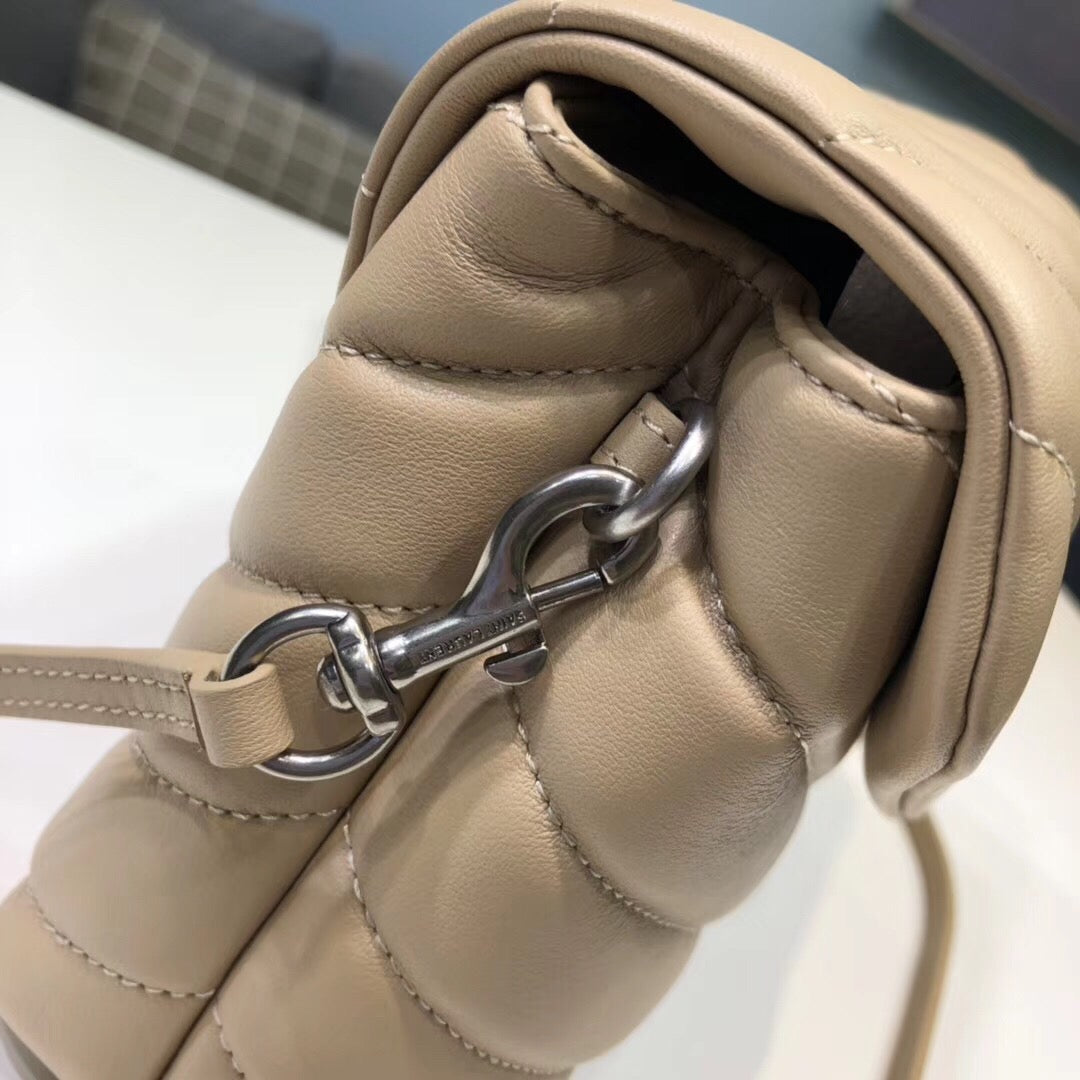 YSL Saint Laurent Loulou Lou Shoulder Bag Quilted Mini 7In18Cm Ysl 8288
