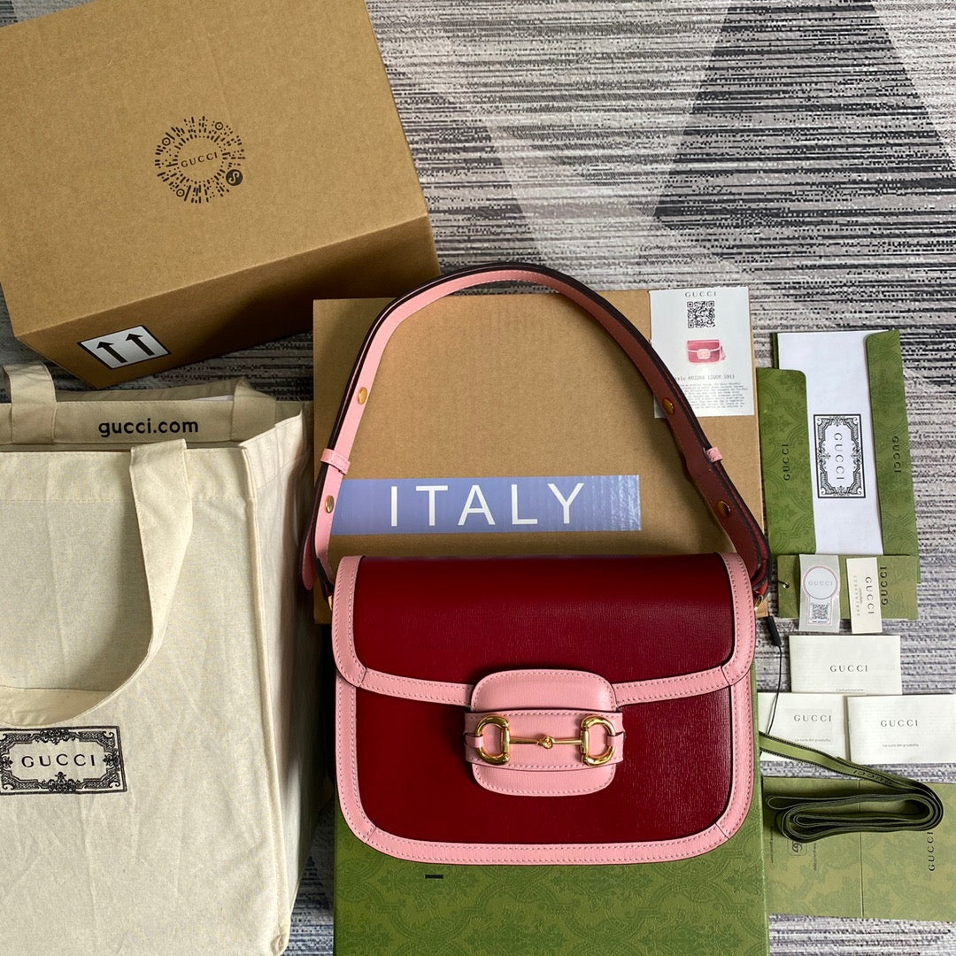 gg Horsebit , ’s 9. Red Shoulder Bag