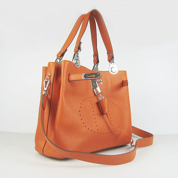 Hermes Luxury So Kelly Ladies Orange Handbag Travel Bag
