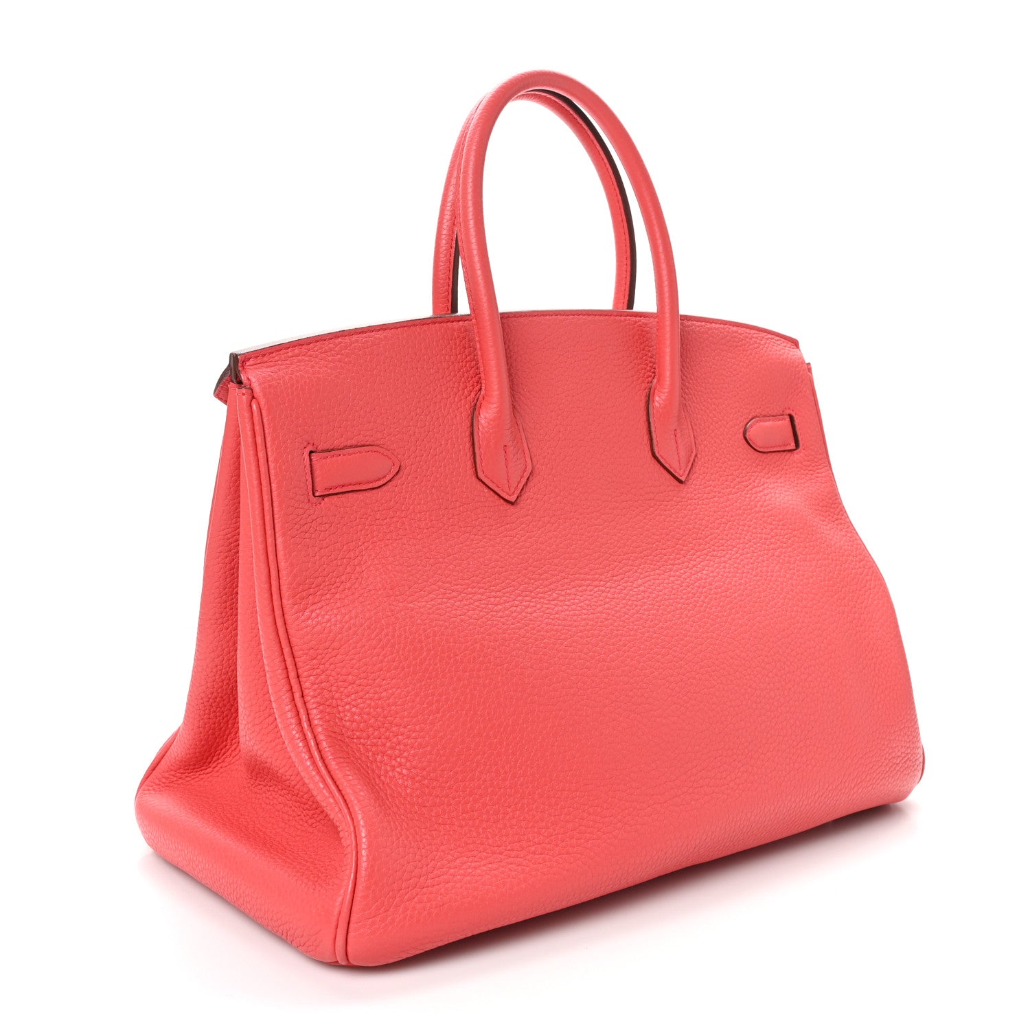 Hermes Taurillon Clemence Birkin Bougainvillea Handbag Travel Bag