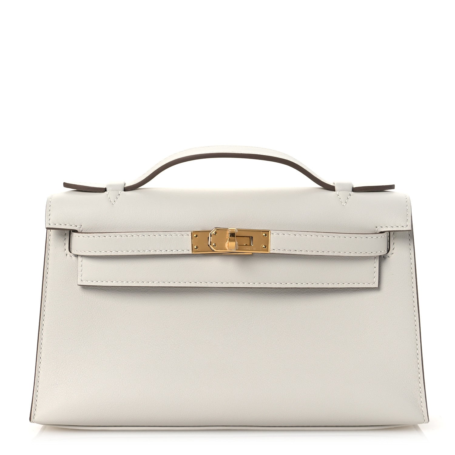 Hermes Swift Kelly Pochette Clutch Craie Clutch Bag