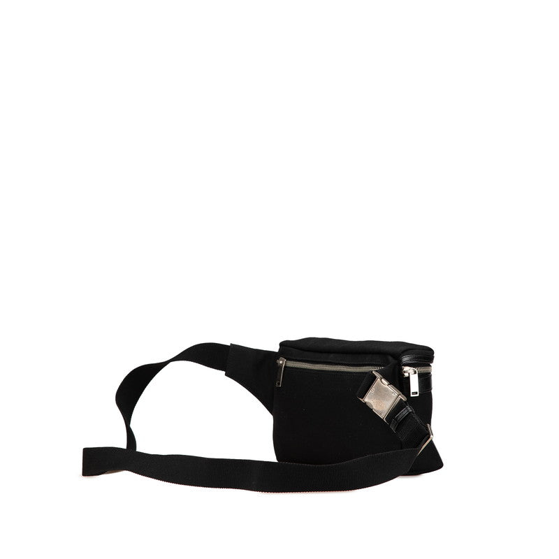 YSL Saint Laurent City Waist Bag Leather Canvas Travel Bag