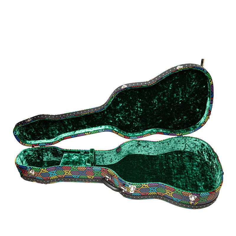 Gucci Psychedelic Pvc Guitar Case Limited Handbag Leather Travel Bag