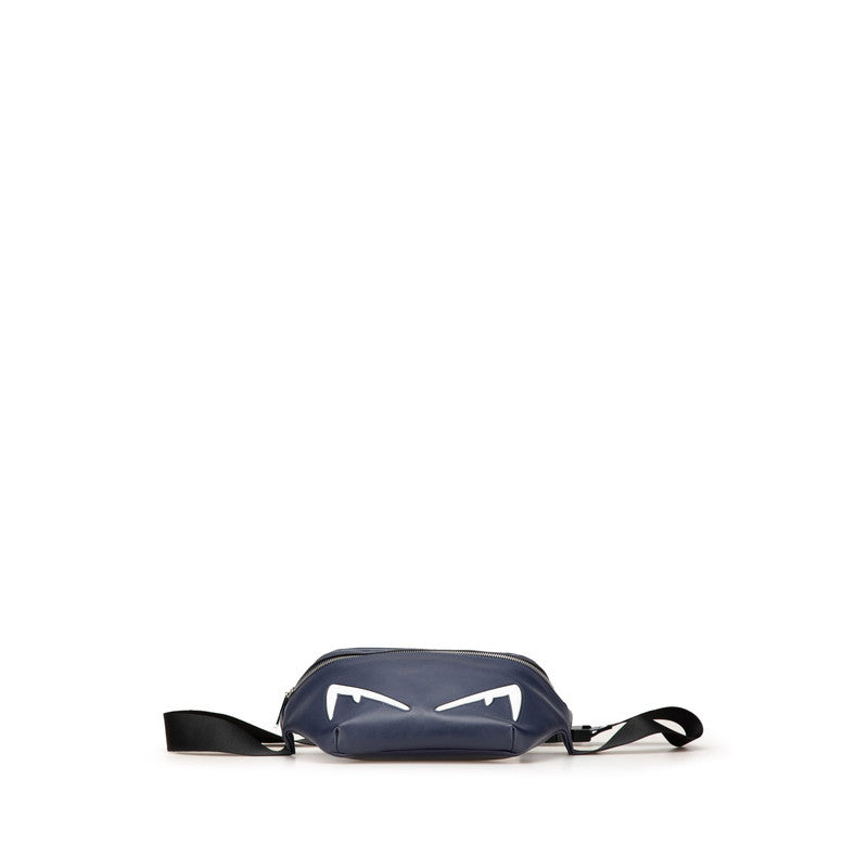 Fendi Bugs Eye Waist Bag Leather Travel Bag