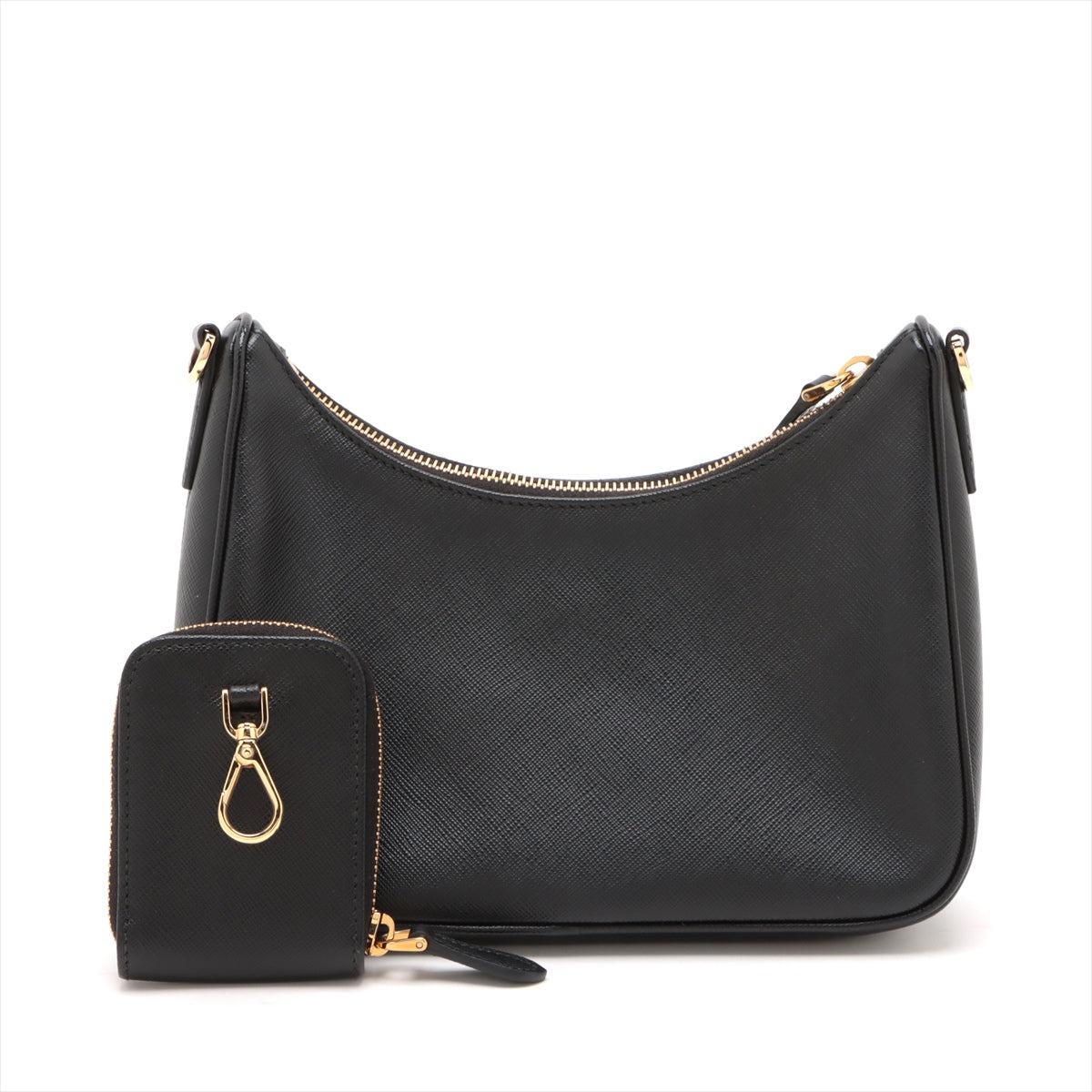 Prada Nero Re Edition Bag Leather Saffiano Travel Bag