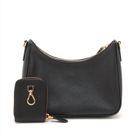 Prada Nero Re Edition Bag Leather Saffiano Travel Bag