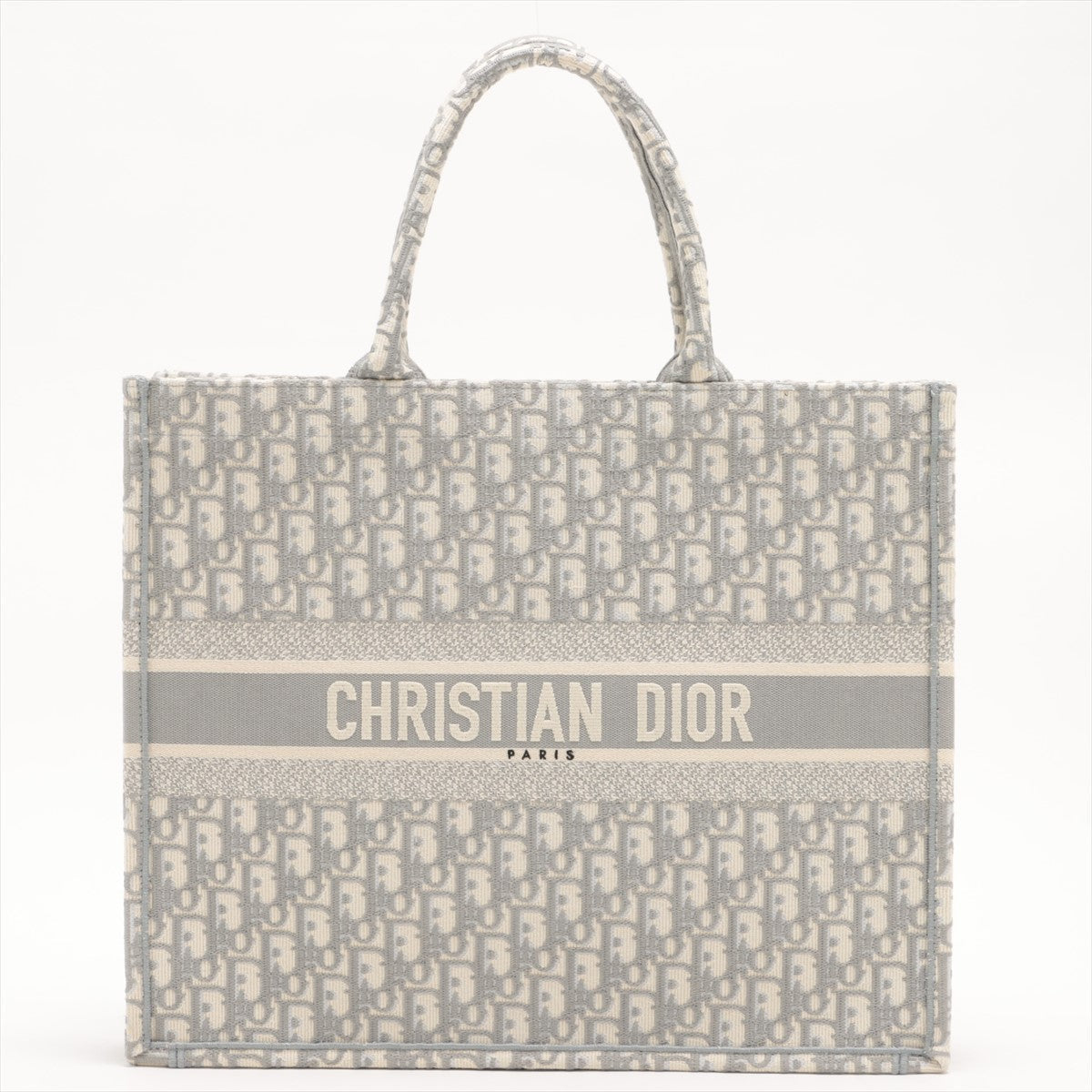 Dior Book Tote Grey Oblique Gray Large Tote Bag