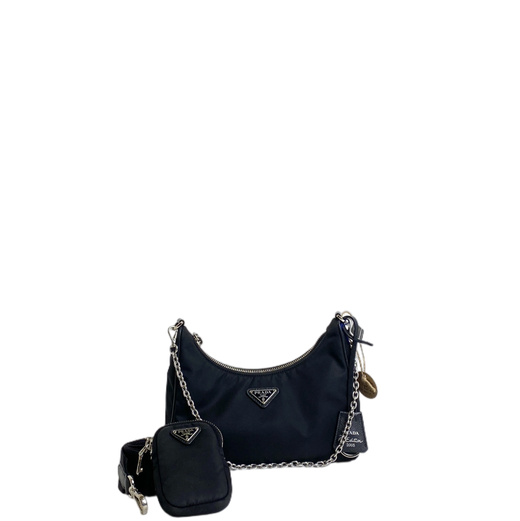 Prada Hobo In Shoulder Bag 3 In 6