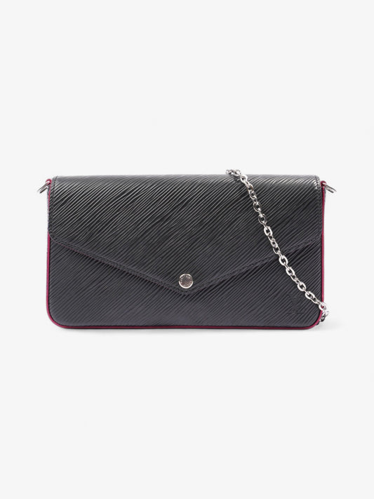 Louis Vuitton Pochette Felicie Epi Leather Black Clutch Bag Leather 1