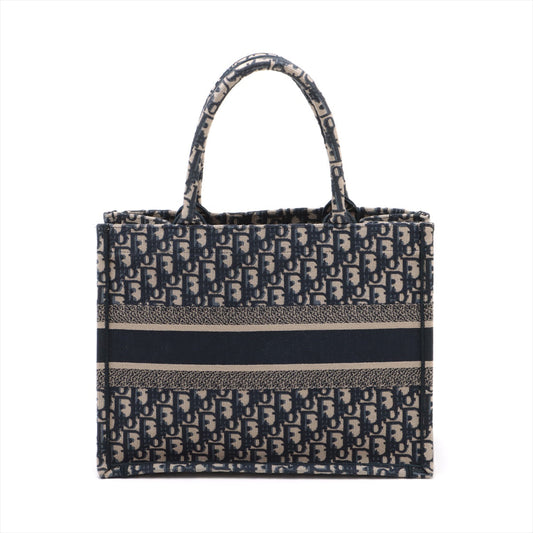 Dior Hold Bo Christian Oblique Book Tote Navy Medium Tote Bag