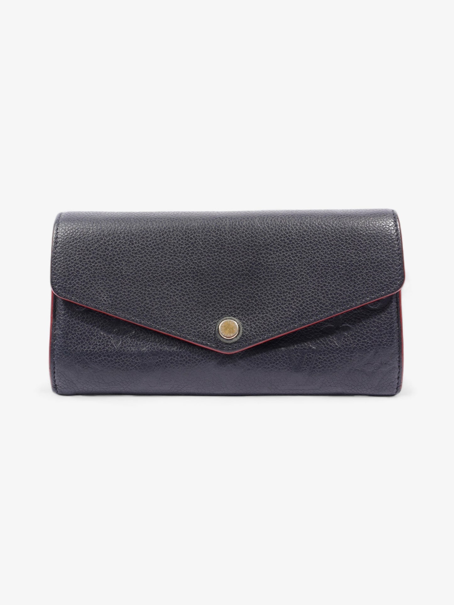 Louis Vuitton Sarah Marine Leather Empreinte Wallet Case