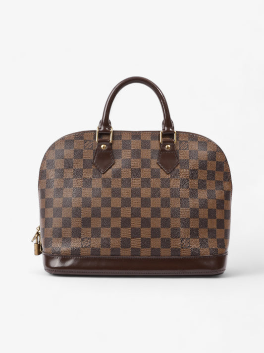 Louis Vuitton Alma Ebene Coated PM Damier Canvas Coated Canvas Apparel Canvas Pm