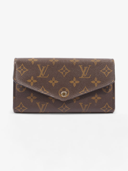 Louis Vuitton Sarah Coated Monogram Canvas Coated Canvas Wallet Case Coated Canvas