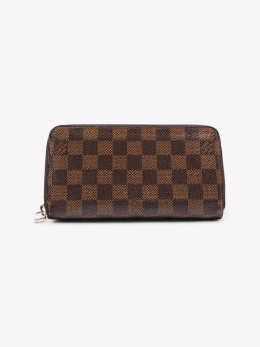 Louis Vuitton Zippy Ebene Coated Damier Canvas Coated Canvas Wallet Case Coated Canvas
