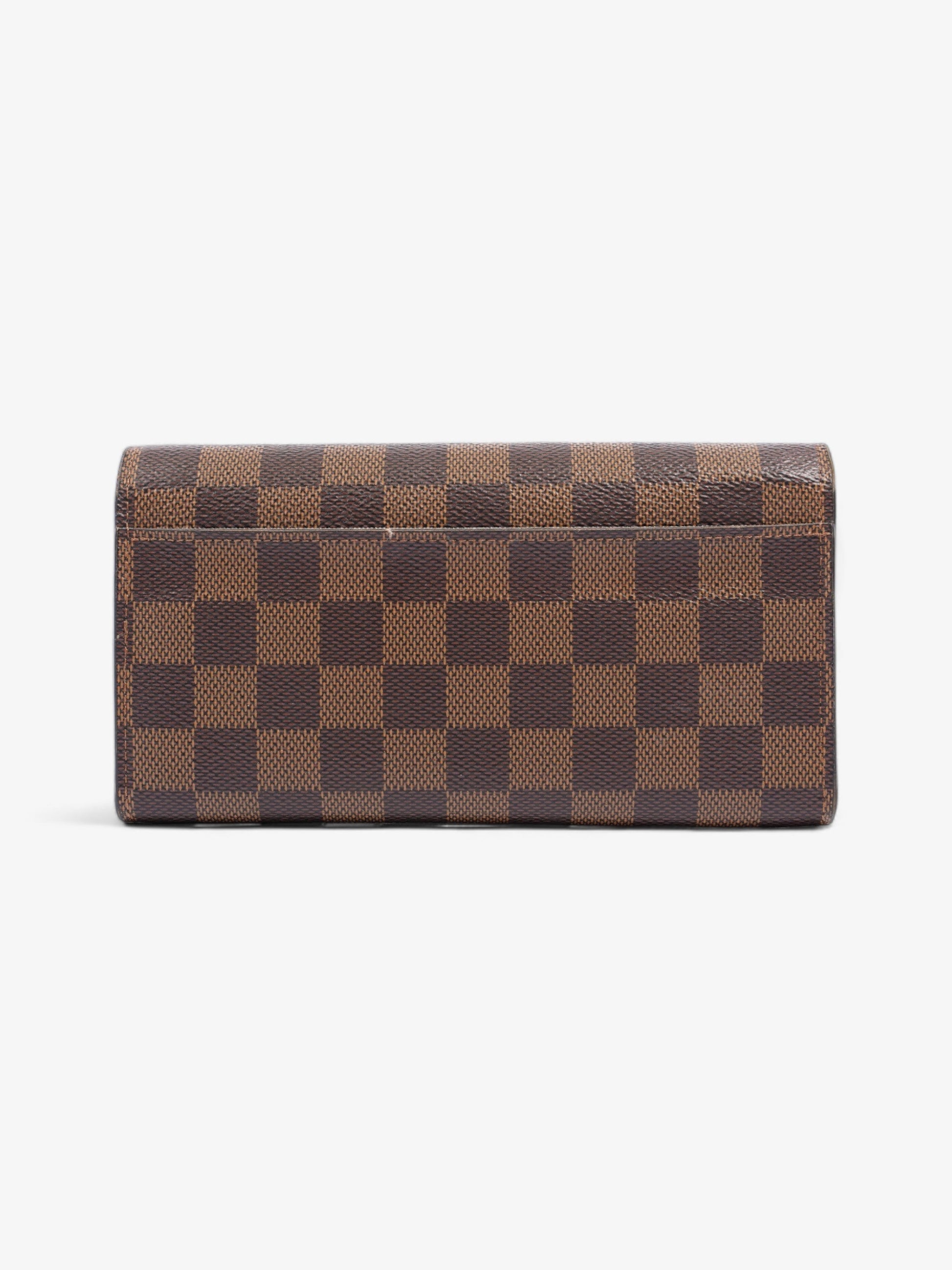 Louis Vuitton Sarah Ebene Coated Canvas Damier Wallet Case Coated Canvas