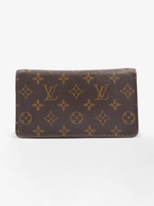 Louis Vuitton Zip Around Coated Monogram Canvas Coated Canvas Wallet Case