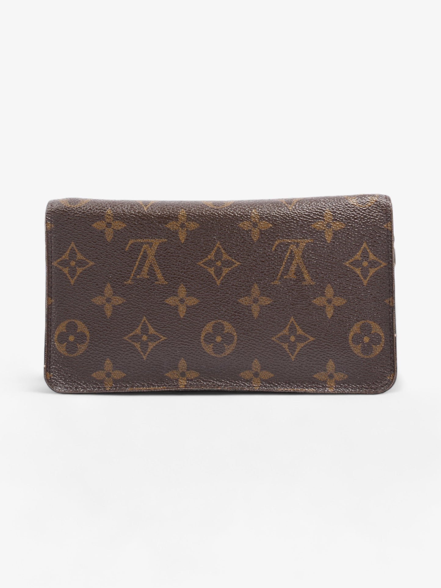 Louis Vuitton Zip Around Coated Monogram Canvas Coated Canvas Wallet Case