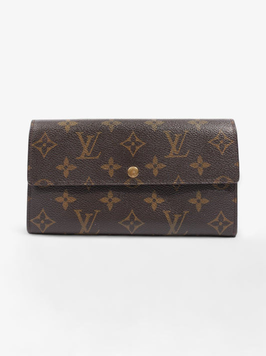 Louis Vuitton Sarah Coated Monogram Canvas Coated Canvas Wallet Case Canvas 3