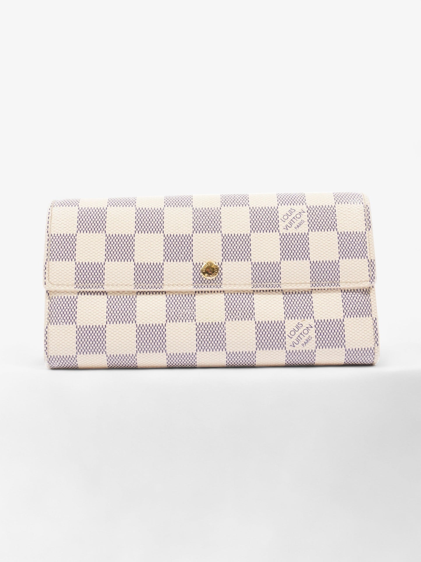 Louis Vuitton Sarah Azur Coated Canvas Damier Wallet Case