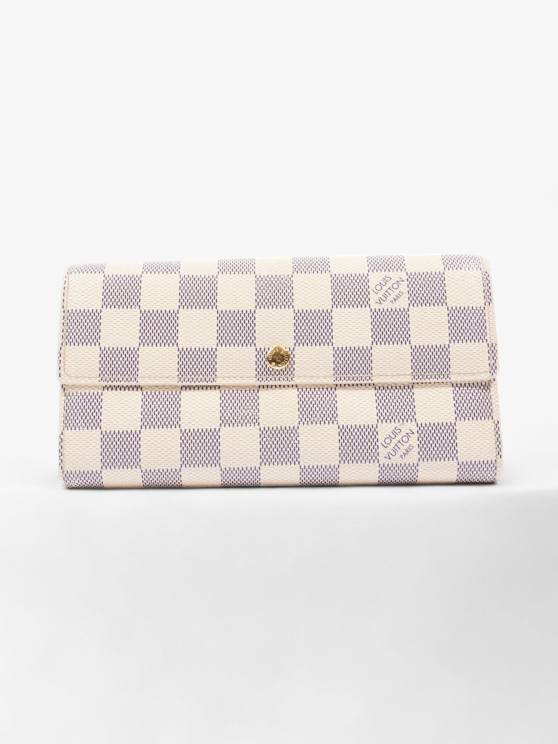 Louis Vuitton Sarah Azur Coated Canvas Damier Wallet Case