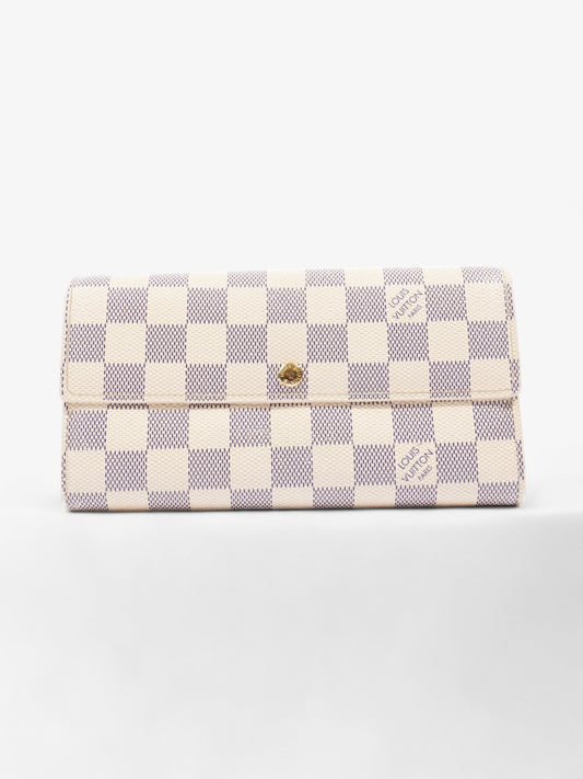 Louis Vuitton Sarah Azur Coated Canvas Damier Wallet Case