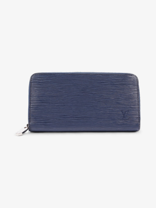 Louis Vuitton Zippy Navy Epi Leather Blue Wallet Case