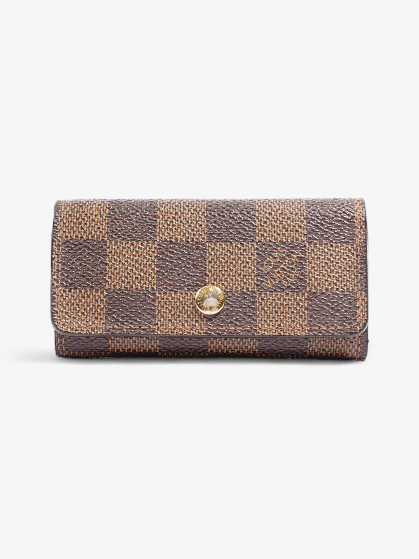 Louis Vuitton 4 Holder Ebene Coated Damier Canvas Coated Canvas Apparel