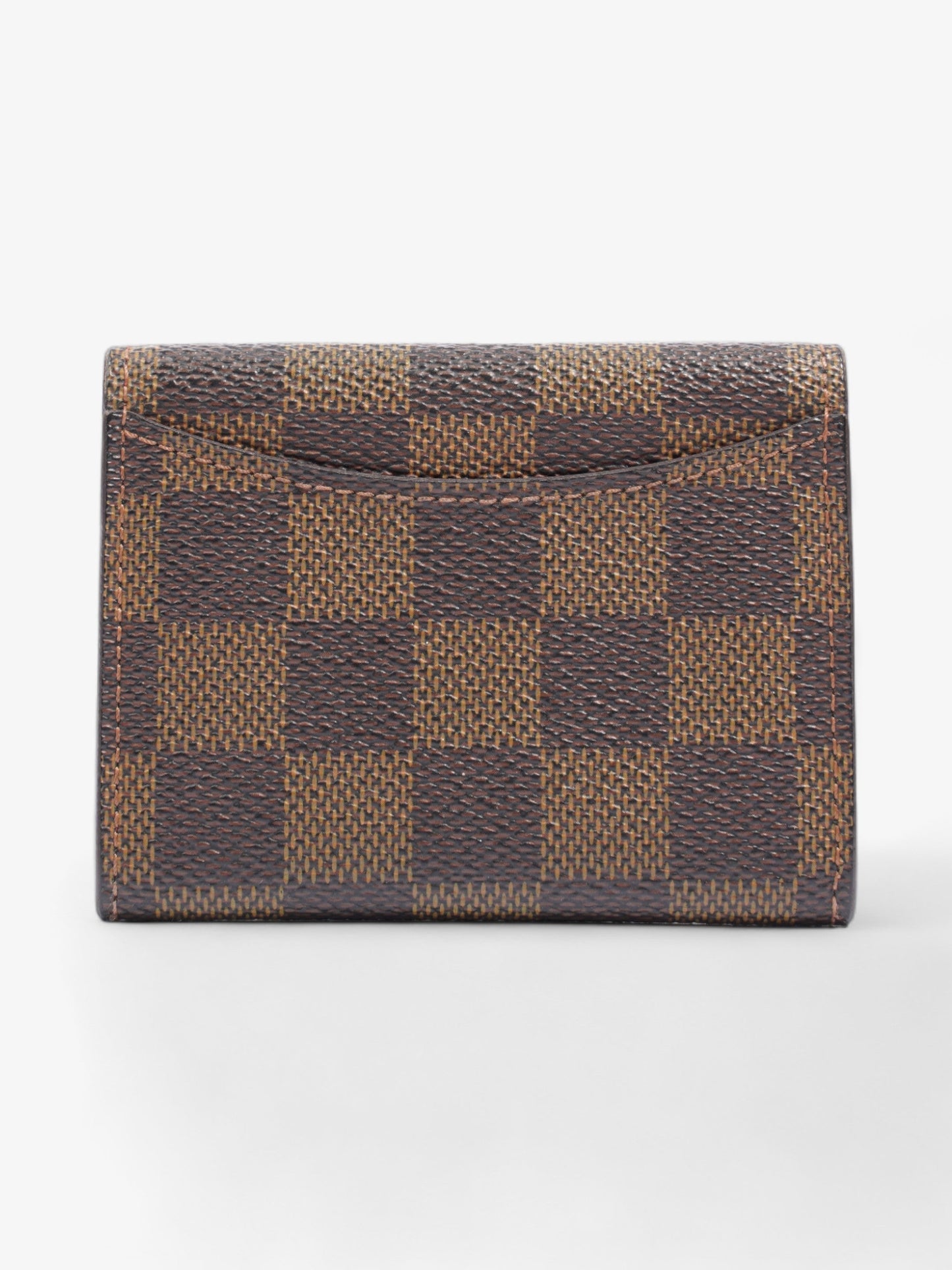 Louis Vuitton Coin Purse Ebene Coated Damier Canvas Coated Canvas Wallet Case