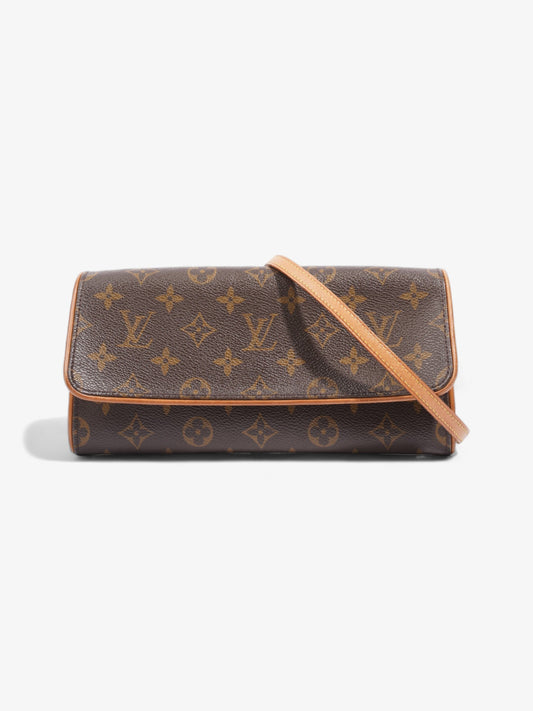 Louis Vuitton Twin Pochette Coated Monogram GM Canvas Coated Canvas Apparel Canvas Gm