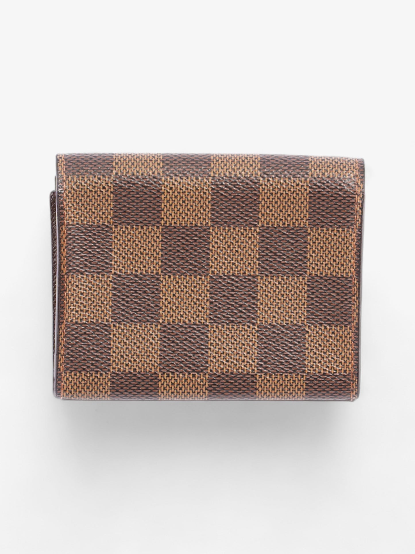 Louis Vuitton Card Ebene Coated Damier Canvas Coated Canvas Wallet Case