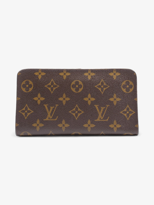 Louis Vuitton Zip Round Coated Monogram Canvas Coated Canvas Wallet Case