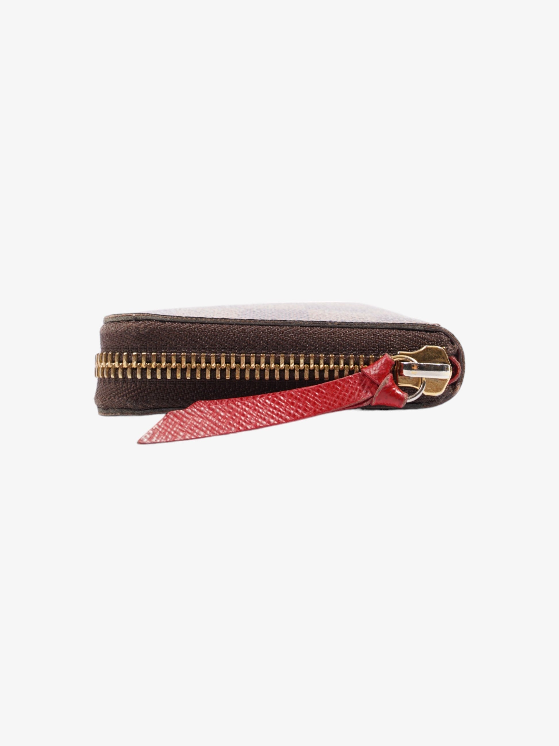 Louis Vuitton Clemence Ebene Damier Wallet Case