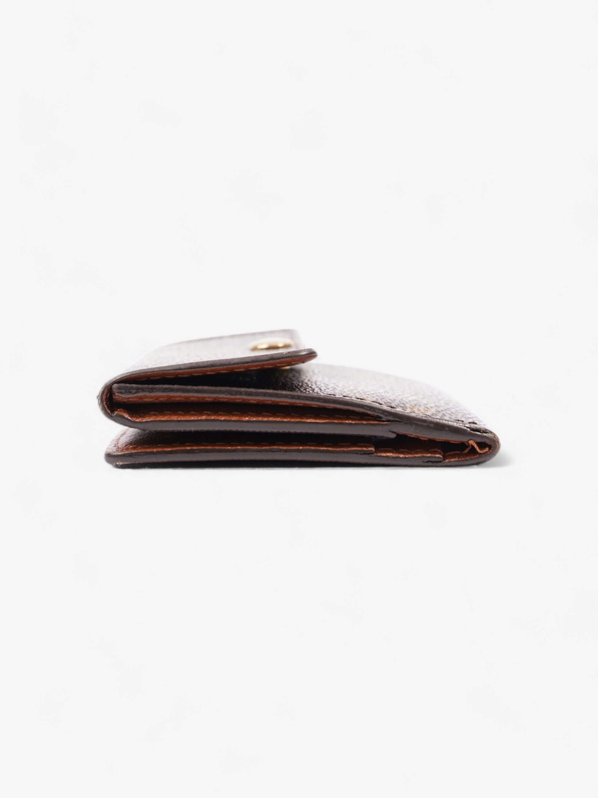 Louis Vuitton Fold Over Coated Monogram Canvas Coated Canvas Wallet Case