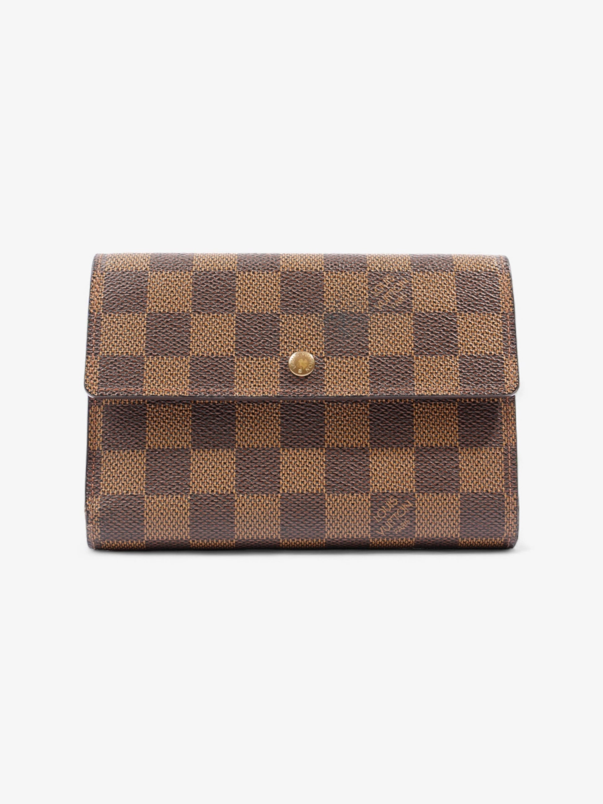 Louis Vuitton Porte Tresor Etui Papier Ebene Coated Canvas Damier Apparel
