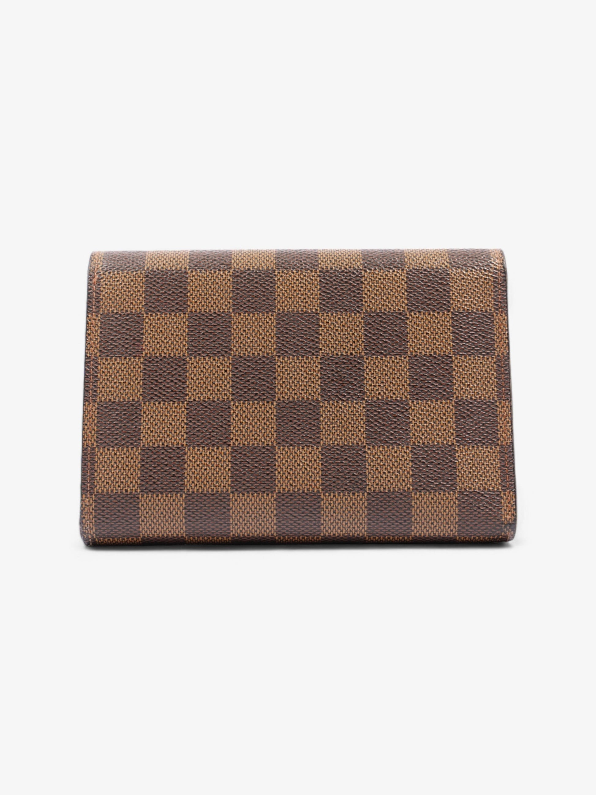 Louis Vuitton Porte Tresor Etui Papier Ebene Coated Canvas Damier Apparel