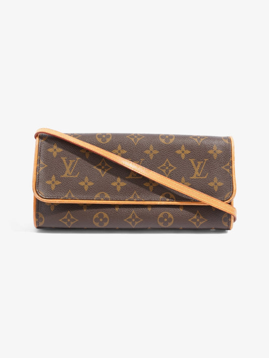 Louis Vuitton Twin Pochette Coated Monogram GM Canvas Coated Canvas Apparel Gm 7