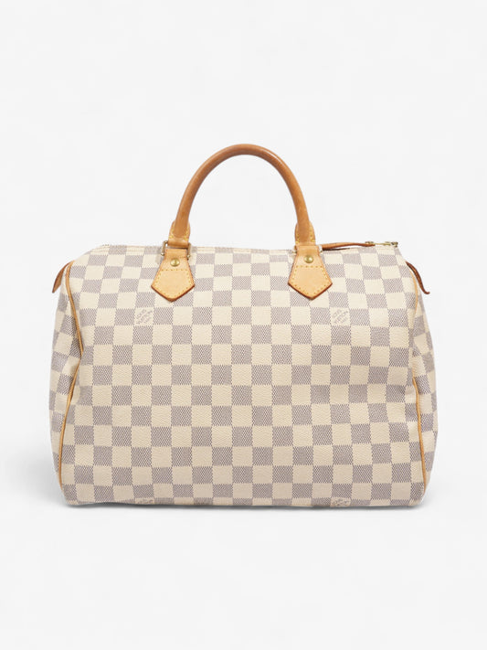 Louis Vuitton Speedy Azur Coated 30 Canvas Coated Canvas Damier Apparel Canvas 32