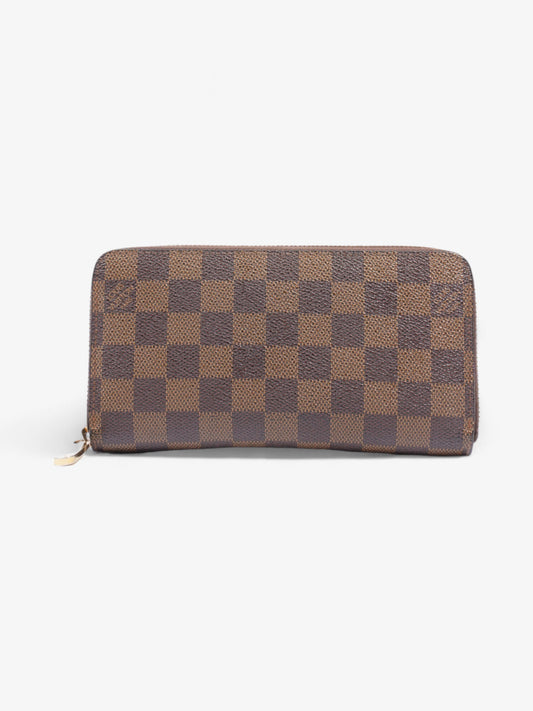 Louis Vuitton Zippy Ebene Coated Damier Canvas Coated Canvas Wallet Case Canvas 4