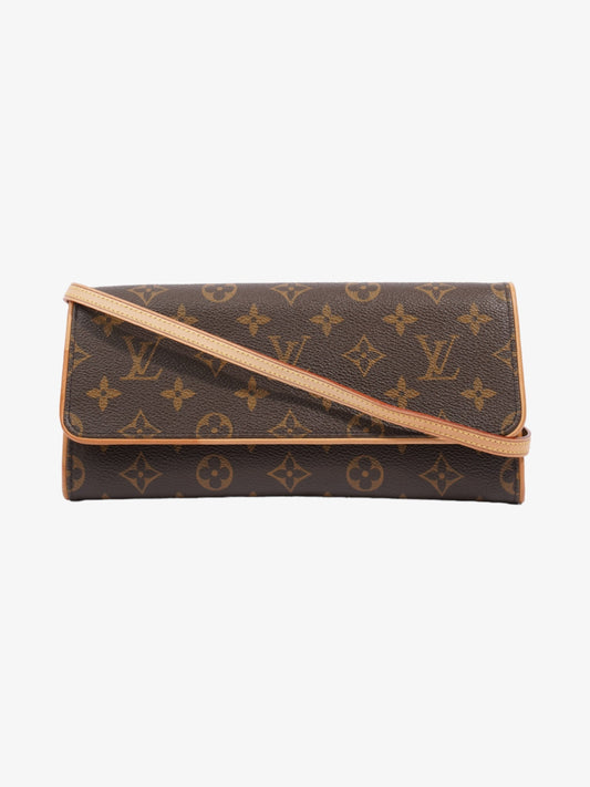 Louis Vuitton Twin Pochette Coated Monogram GM Canvas Coated Canvas Apparel Gm 10