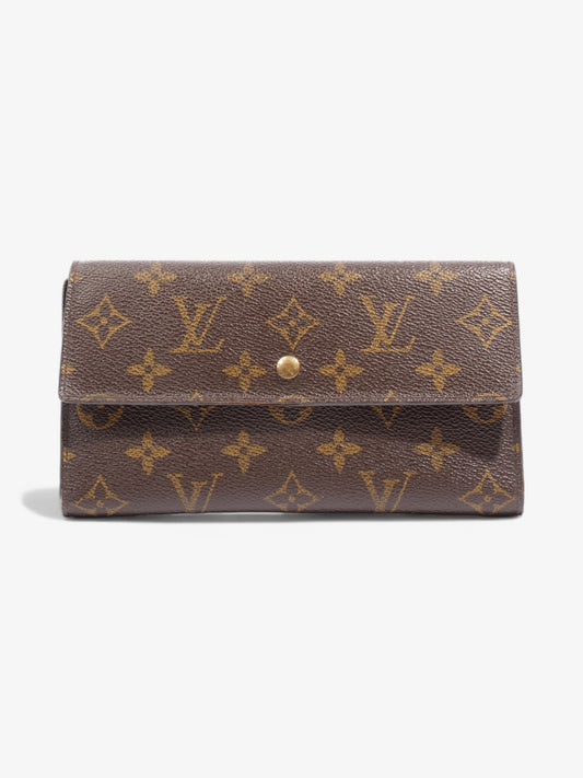 Louis Vuitton Porte Tresor International Long Coated Monogram Canvas Coated Canvas Wallet Case Canvas 1