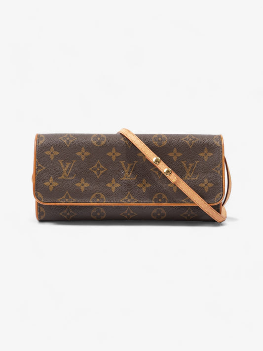 Louis Vuitton Twin Pochette Coated Monogram GM Canvas Coated Canvas Apparel Gm 12
